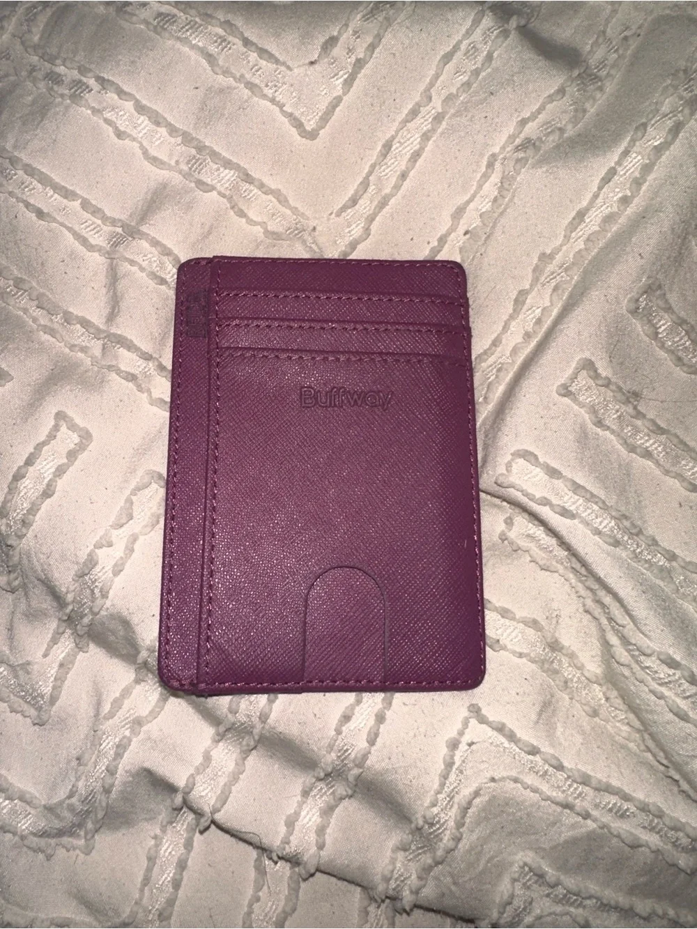 Purple Slim Cardholder Wallet